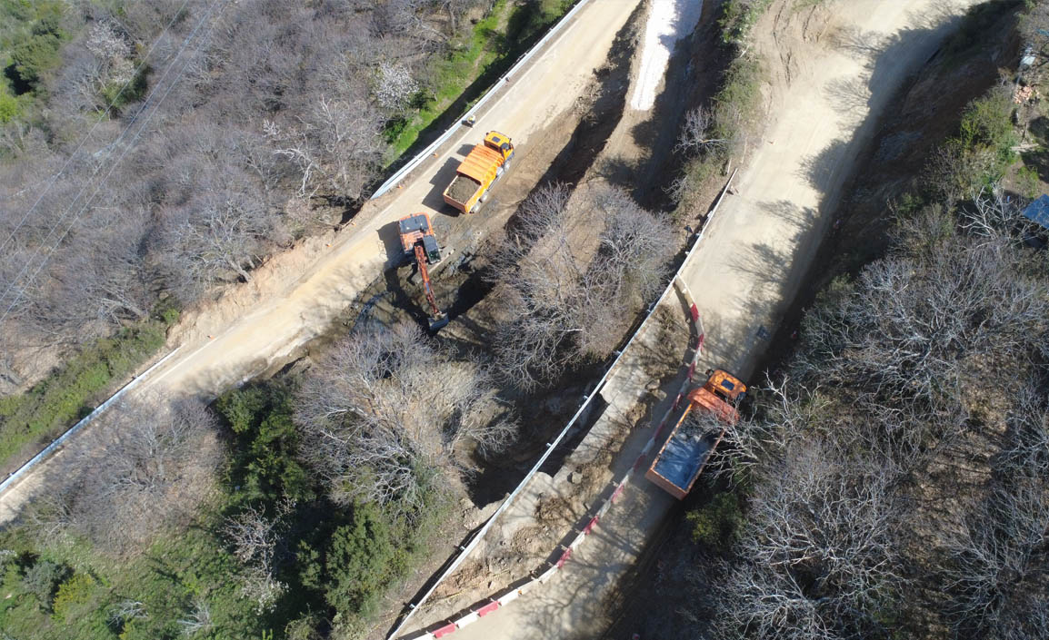 Inician la reparación de la MA-8306 de acceso a Benalauría