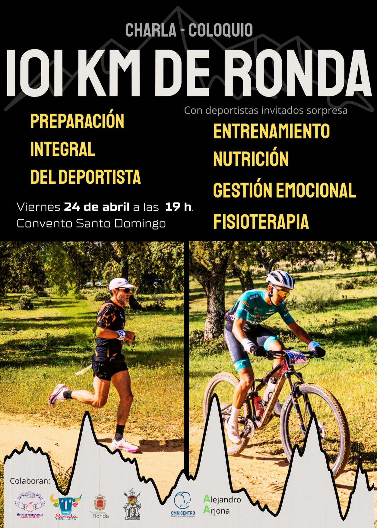 Santo Domingo acoge este viernes una charla-coloquio sobre la preparación del deportista para los 101 KM de La Legión en Ronda
