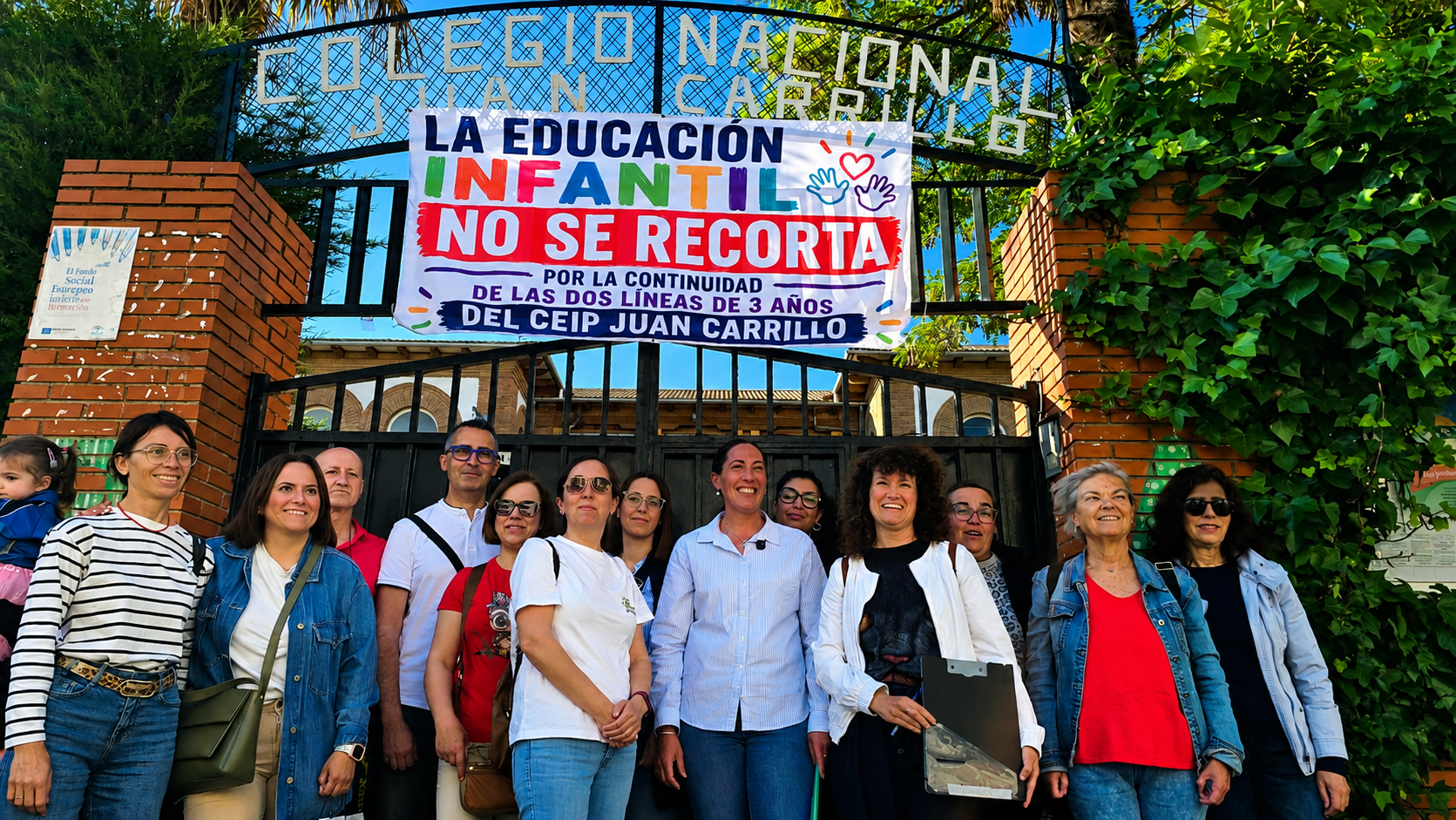 El AMPA del CEIP Juan Carrillo inicia una recogida de firmas para mantener las dos líneas de infantil el próximo curso