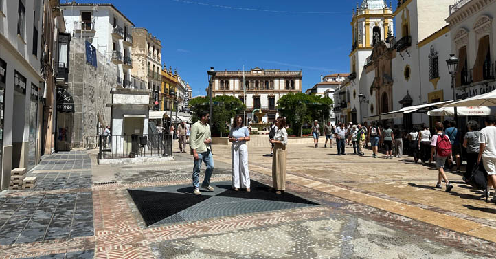 Finaliza la eliminación de la rampa residual del aparcamiento de la plaza del Socorro