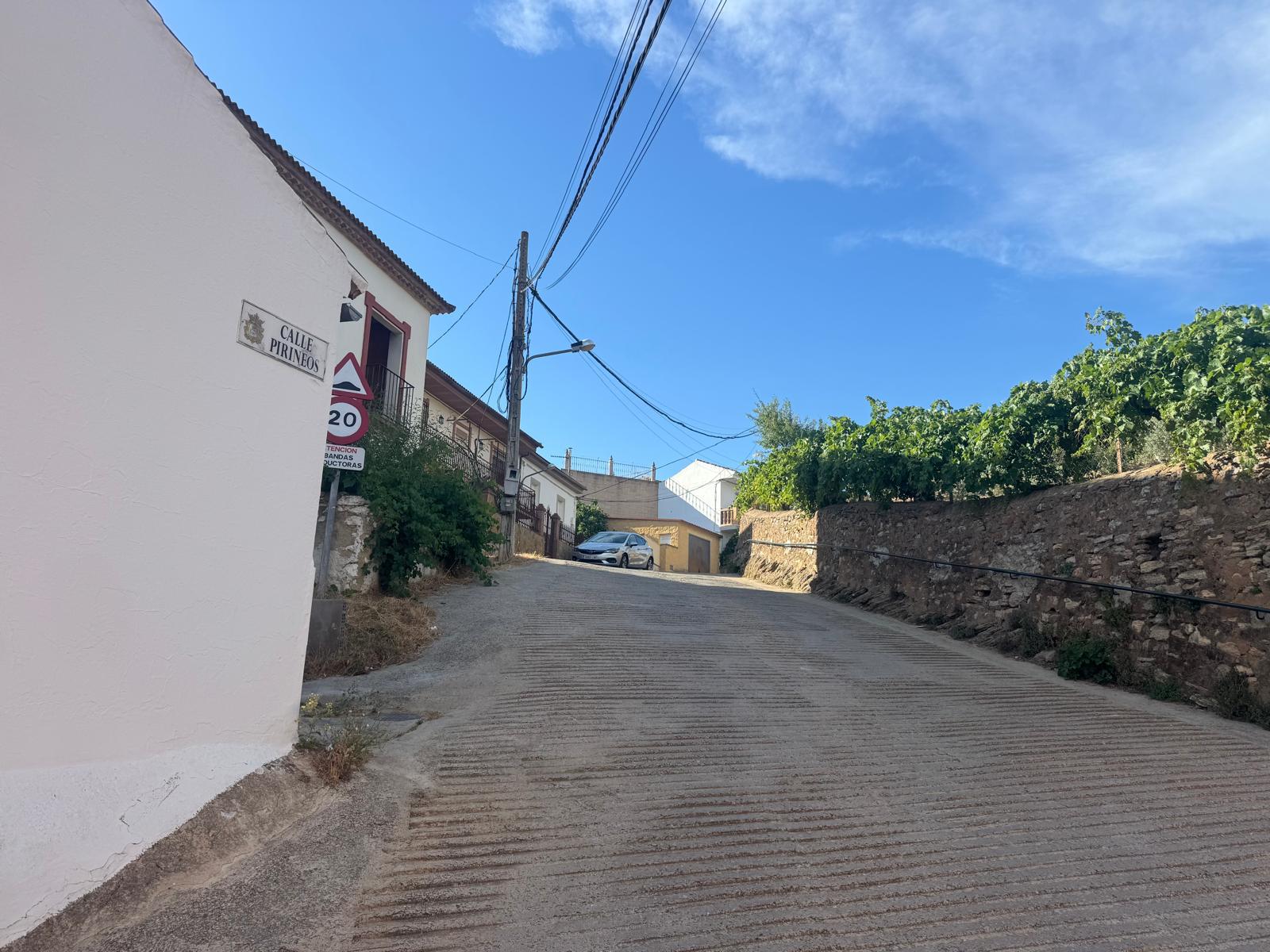 El Ayuntamiento de Ronda mejorará la calle Pirineos en la pedanía de Los Prados