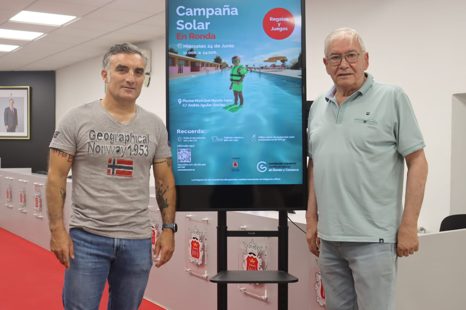 La AECC Ronda y Serranía realizará una nueva campaña de prevención del cáncer de piel en la piscina municipal
