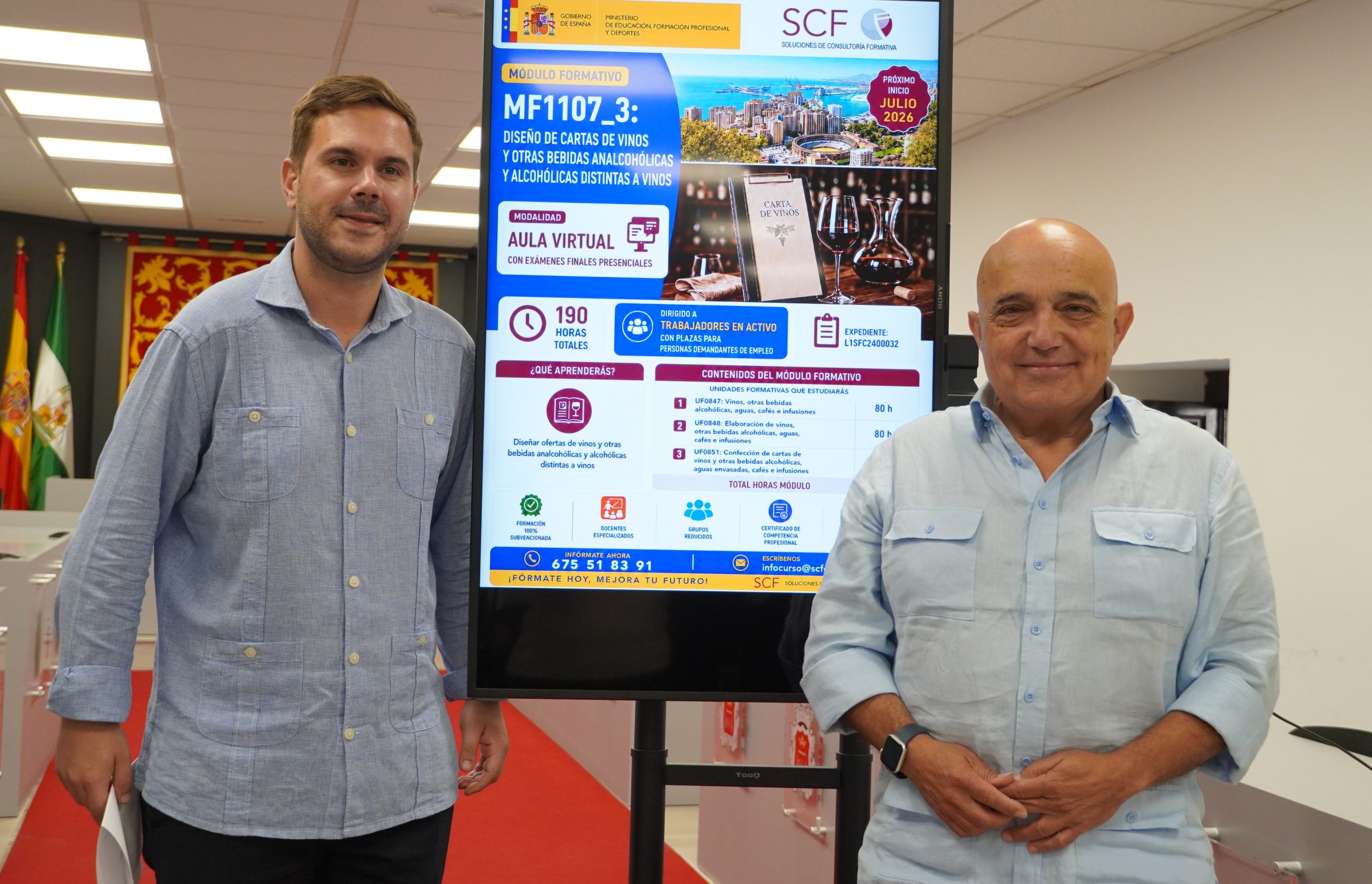 Turismo de Ronda presenta una nueva formación para profesionales del sector del vino