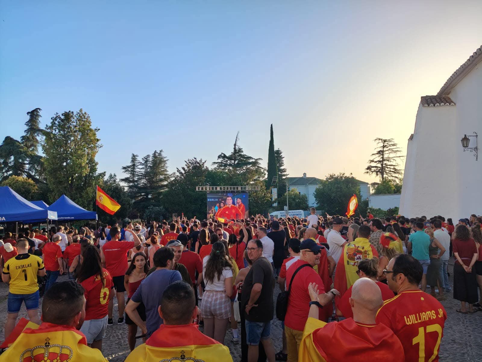 Ronda tendrá pantalla gigante para seguir el España-Bélgica de cuartos de final del Mundial