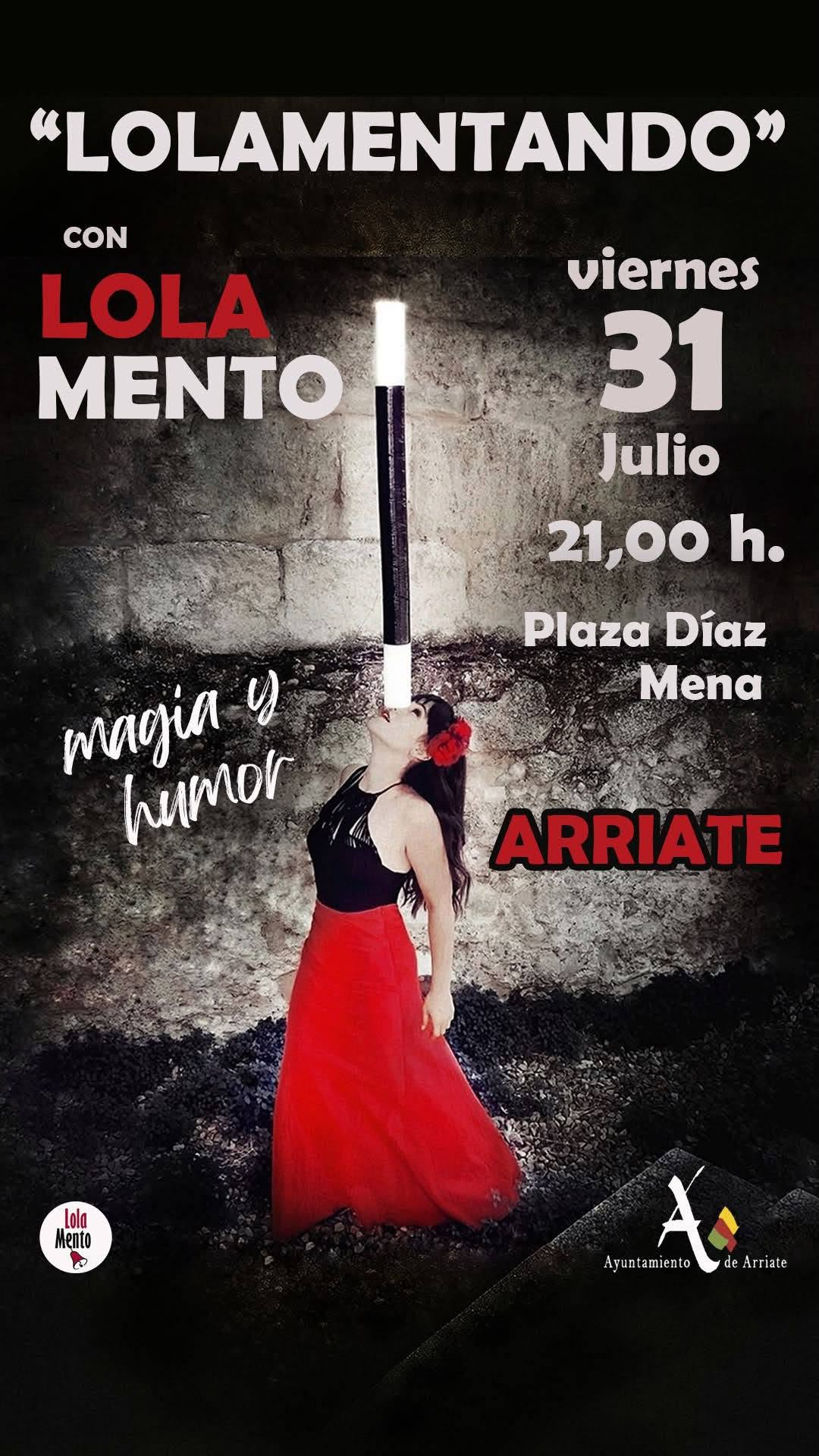 La magia y el humor de «Lolamentando» llegan este viernes a Arriate