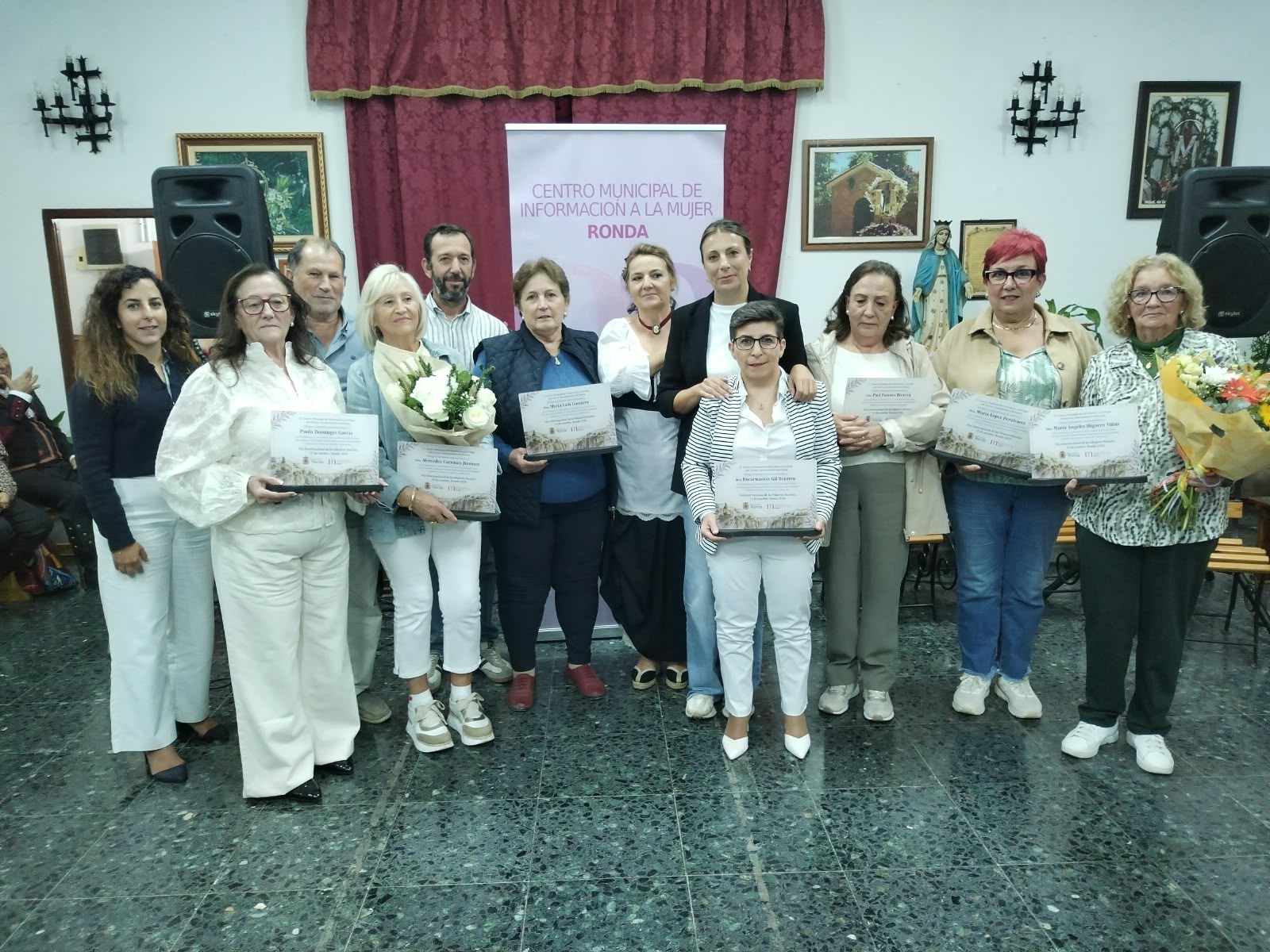 El Ayuntamiento de Ronda reconoce a siete mujeres rurales por su trayectoria y contribución a sus pedanías