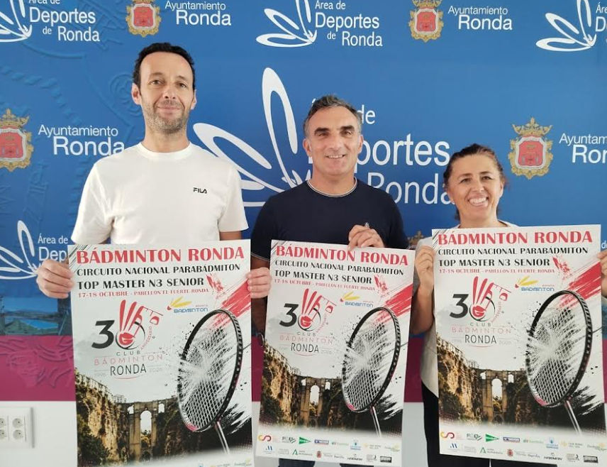 El Polideportivo El Fuerte acoge este fin de semana el Máster Nacional Sénior y el Circuito Nacional de Parabádminton