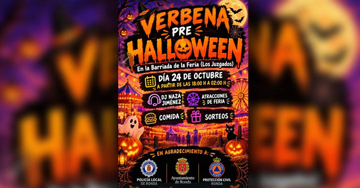 La barriada de la Feria acogerá el 24 de octubre una verbena pre-Halloween